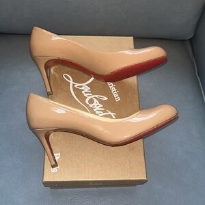 “Send Ur Price?” “CHRISTIAN LOUBOUTIN” Simple Pump 70 Patent Calf-Nude 6248 👠